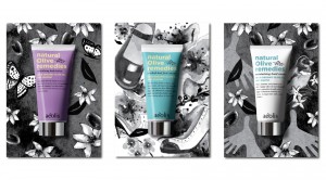 An image of aeolis skin care post cards, designed by DKD.