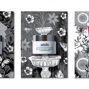 aeolis skin care post cards