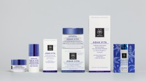 An image of the Aqua Vita Apivita Face Cream Packaging, designed by DKD.
