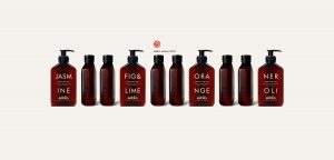 An image of Aeolis Body Care Natural Skincare Packaging, designed by DKD.