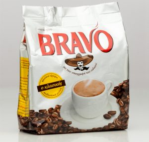 An image of Bravo Coffee Packaging, designed by DKD.