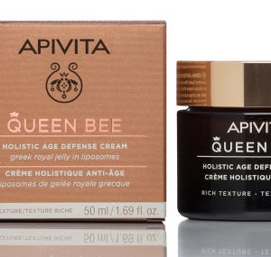 An image of Apivita anti-wrinkle packaging design for Queen Bee, by DKD.