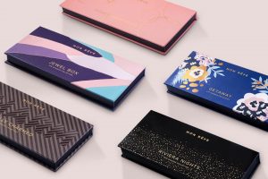 An image of Mon Reve Eye Shadow Palette packaging, designed by DKD.