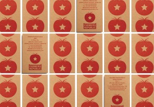 An image of Farmers Republic food identity design, designed by DKD.