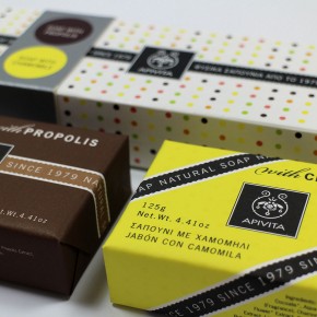 APIVITA's Natural Soap packaging