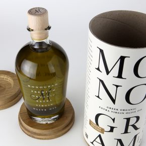 Premium Olive Oil Packaging Monogram