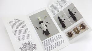An image of Premium Olive Oil Leaflet Monogram, by DKD.