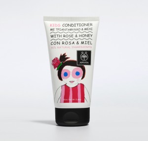 An image of Apivita's ConditionerKids Packaging, designed by DKD.