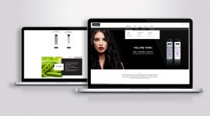 An image of Lorvenn hair professionals website, designed by DKD.