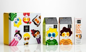 An image of Apivita's Kids Packaging, designed by DKD.
