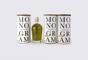 An image of Monogram Premium Olive Oil Packaging Design