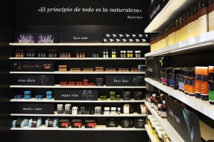 An image of Apivita's store design