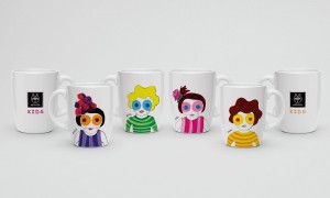 An image of Apivita's Kids Mugs, designed by DKD.