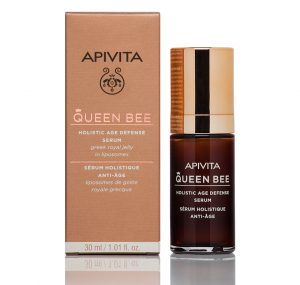 An image of Apivita anti-wrinkle packaging design for Queen Bee, by DKD.