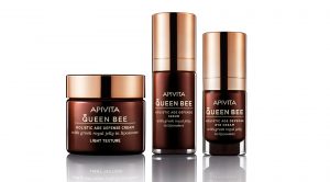 An image of Apivita anti-wrinkle packaging design for Queen Bee, by DKD.