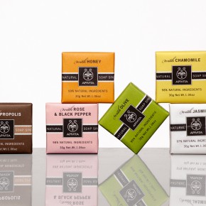 APIVITA's Natural Soap packaging