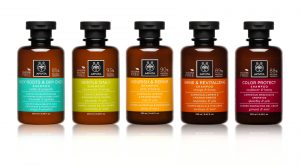 An image of APIVITA Hair Care Shampoo Packaging, designed by DKD.