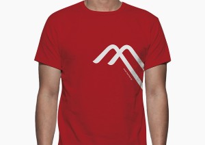An image of MERMIX agricultural identity design applied on a T-Shirt, designed by DKD.