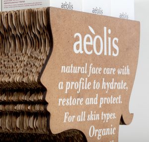 Aeolis Cosmetics Retail Stands for face creams