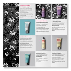 aeolis skin care brochure