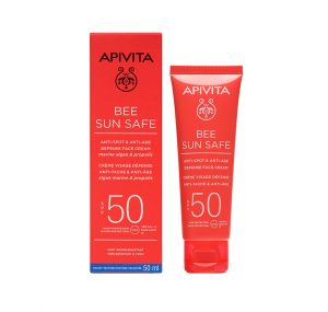 apivita sunscreen bee sun safe anti spot