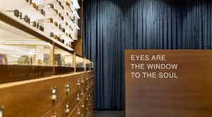 An image of Kapolis Optics Store cashier, designed by DKD Studio.
