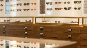 An image of Kapolis Optics Store, designed by DKD Studio.