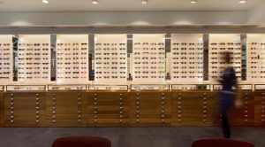 An image of Kapolis Optics Store, designed by DKD Studio.