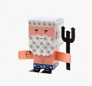 An image of Poseidon from Meet the Greeks, designed by DKD.