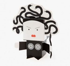 An image of Medusa from Meet the Greeks, designed by DKD.